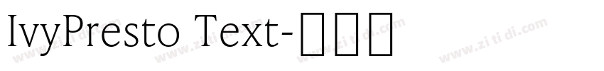 IvyPresto Text字体转换